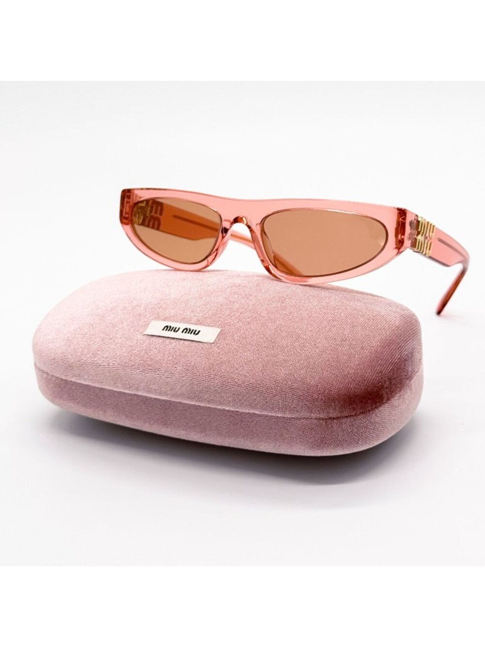 NEW MIU MIU SUNGLASSES MU07ZS 14T07V TULIP TRANSPARENT MU 07ZS 14T07V WOMEN SMU